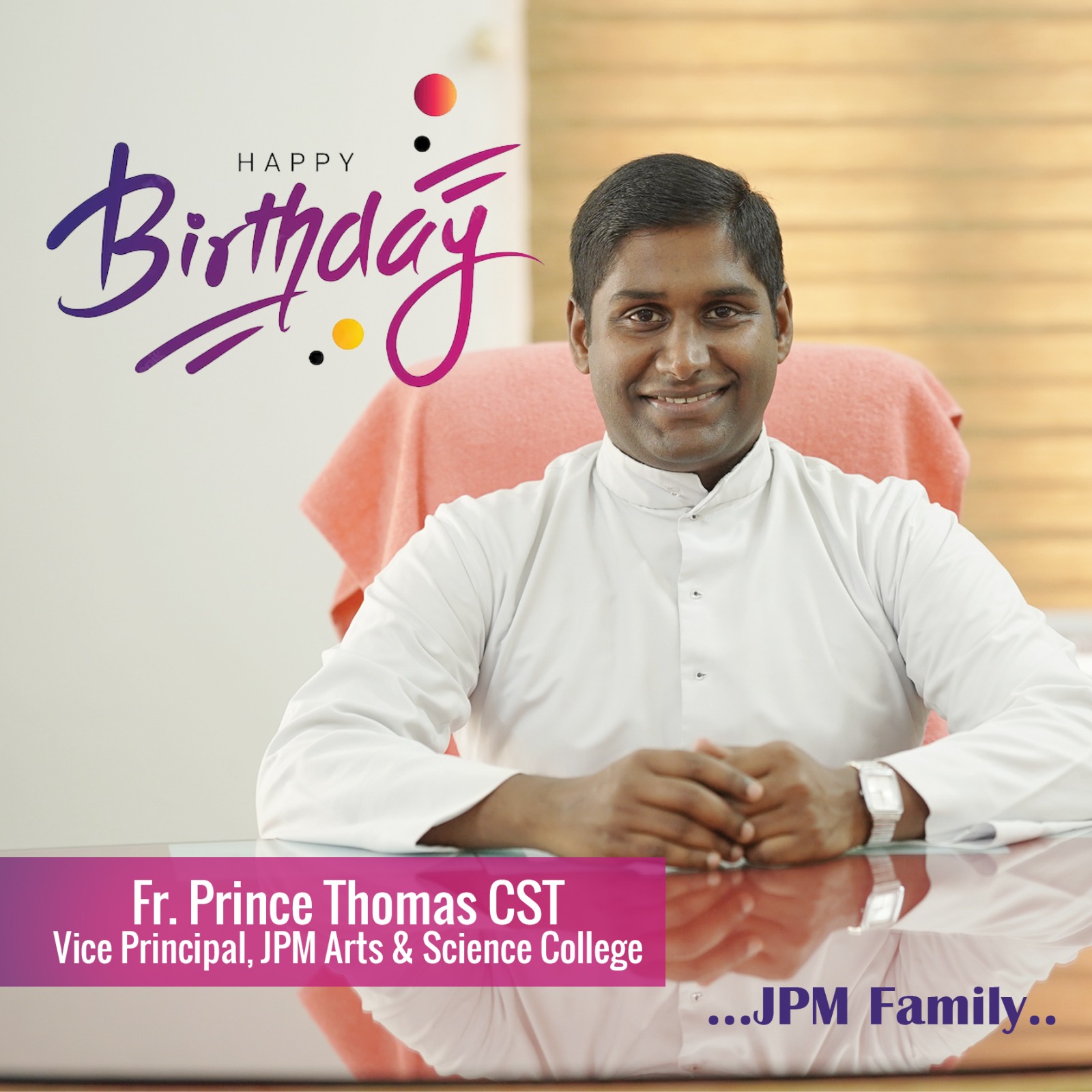 Happy birthday Dear vice principal